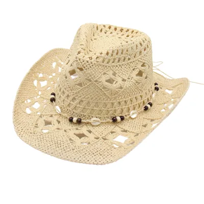 Spring And Summer Soft Grass Straw Woven Bell Shape Accessories Hat