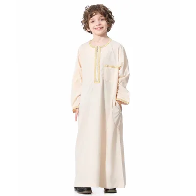 African Youth Boy Robe Kaftan Dress