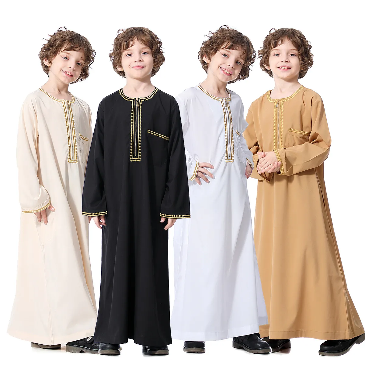 African Youth Boy Robe Kaftan Dress