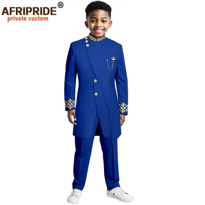 African Children Clothing Two-Piece Kaftan Dress Set