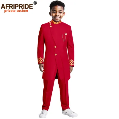 African Children Clothing Two-Piece Kaftan Dress Set