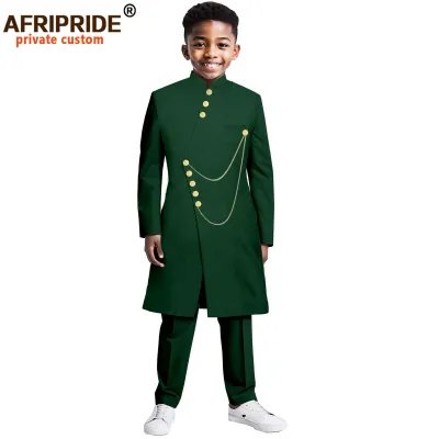 African Children Two-Piece Kaftan Dress Set
