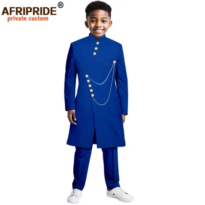 African Children Two-Piece Kaftan Dress Set
