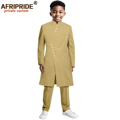 African Children Two-Piece Kaftan Dress Set