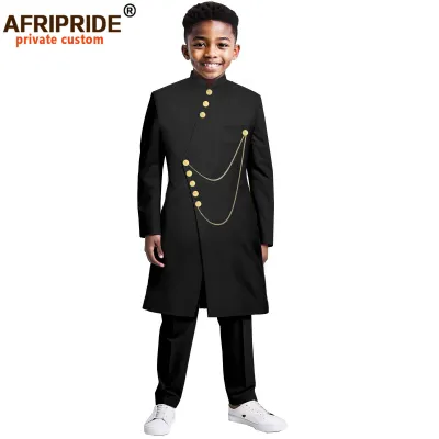 African Children Two-Piece Kaftan Dress Set