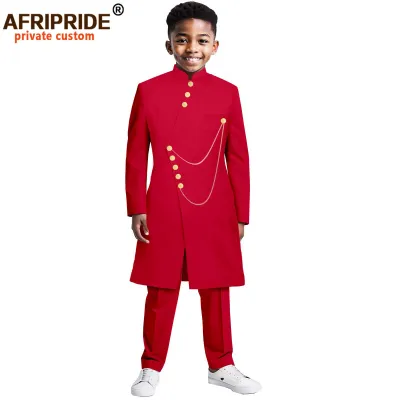 African Children Two-Piece Kaftan Dress Set
