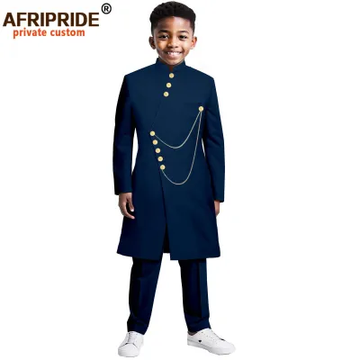 African Children Two-Piece Kaftan Dress Set