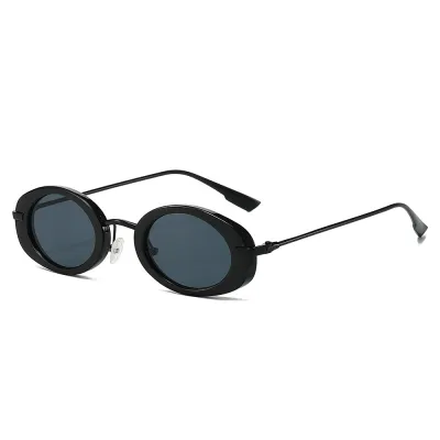 Women Fashion Retro Small Frame Oval Sunglasses