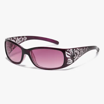 Women's Fashion Gradient Hollow-Out Oval Retro Sunglasses