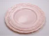 7.5 Inch 19Cm Pink Relief Plate 1 Pack