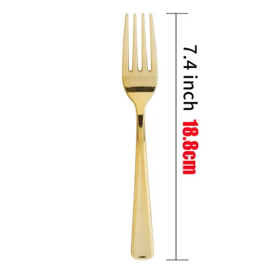 Plastic Disposable Cutlery Simple Style