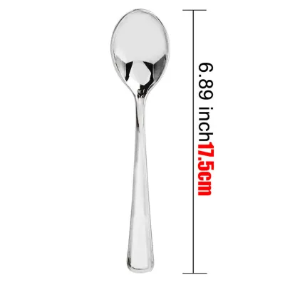 Plastic Disposable Cutlery Simple Style