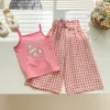 Pink-BU Bunny Basket Pink Grid