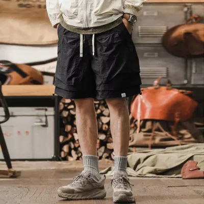Wholesale Men Summer Fashion Casual Basic Solid Color Sports Shorts