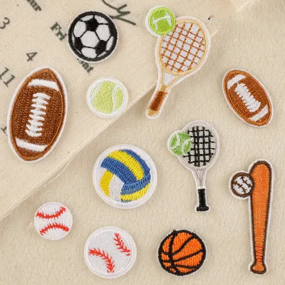 Tennis Basketball Cloth Embroidery Stickers Clothes Decorative Accessories
