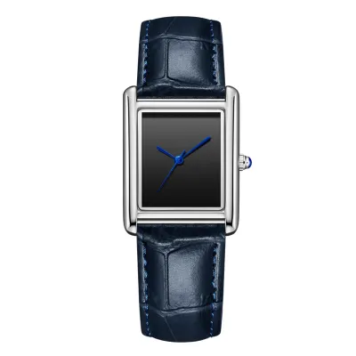 Fashion Casual Simple Square Dial Waterproof Quartz Watch 30M