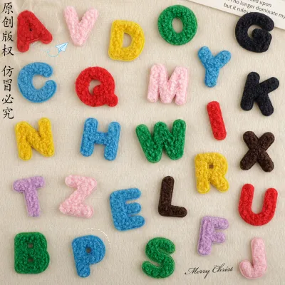 26 Alphabet Cloth Embroidery Stickers Clothes Decorative Accessoriey