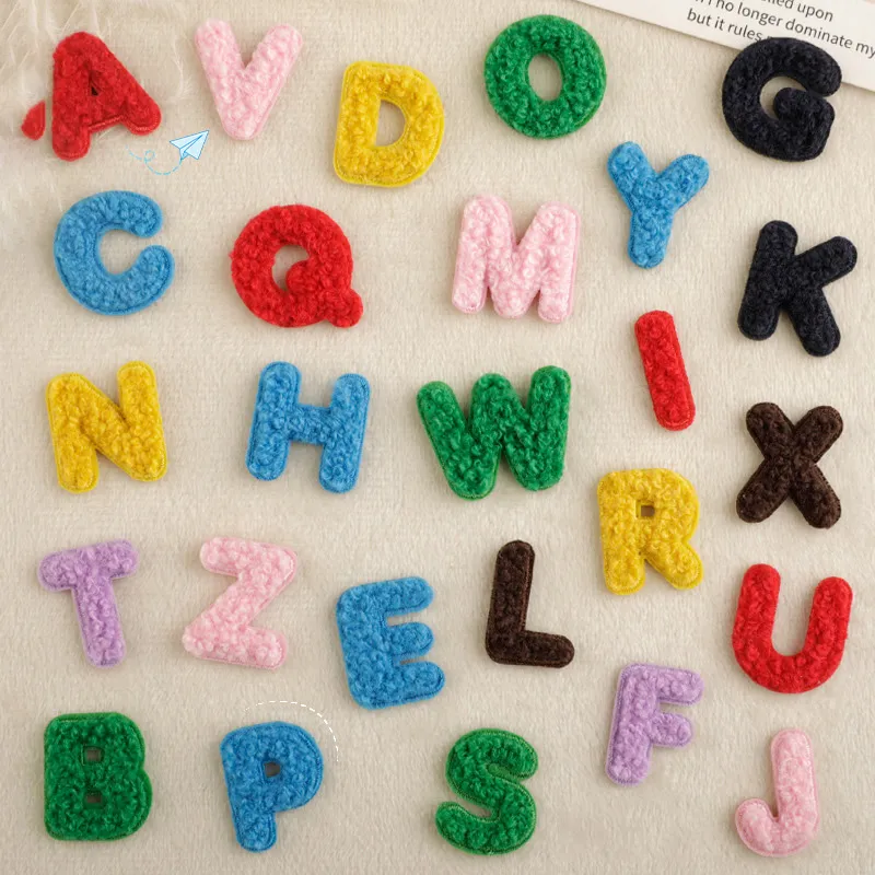 26 Alphabet Cloth Embroidery Stickers Clothes Decorative Accessoriey