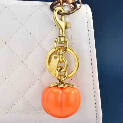 Fashion Persimmon Bag Pendant Keychain