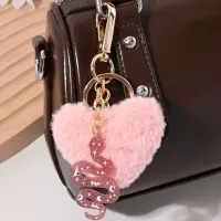Women Simple Leather Key Chain Pendant