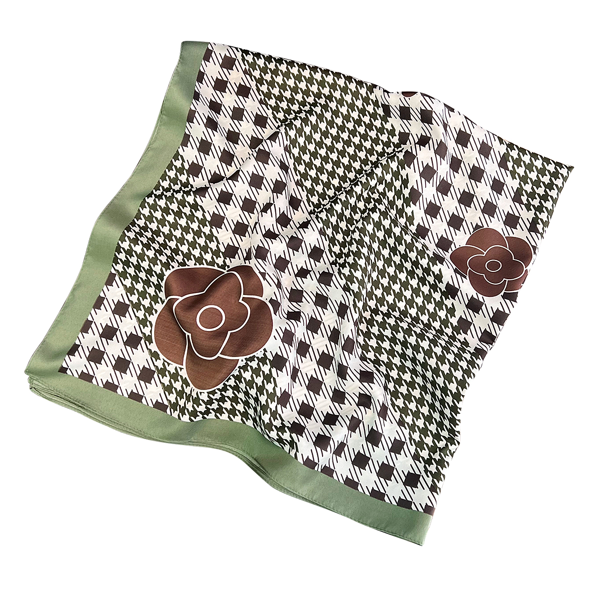 Wholesale Women Fashion Houndstooth Color Matching Geometric