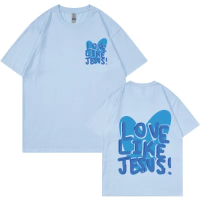 Women Casual Letter Printed Round Neck Short-Sleeve Loose Fit T-Shirt
