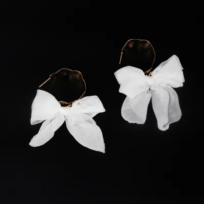 Holiday Bohemian Bow Copper Earrings Instagram Wind