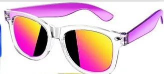 Children's Ethnic Retro Square Frame Outdoor Beach Holiday Sunglasses