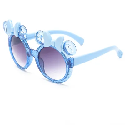 Children's Cute Butterfly Box Sunglasses with Acrylic Lens TR Metal Frame