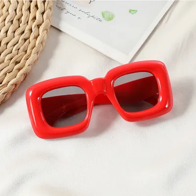 Children's Bubble Square Sunglasses for Girls Sweet Cartoon Kids Accessories