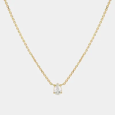 Women Fashion Simple Zircon Round Pendant Necklace Light Luxury Copper O-Chain