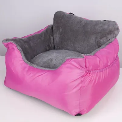 Fashion Solid Color Warm Pet Car Nest House
