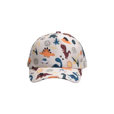 Boys Girls Cartoon Dinosaur Unicorn Watermelon Dome Cap Cotton Polyester
