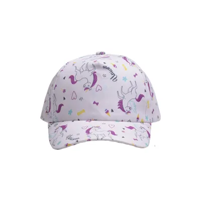 Boys Girls Cartoon Dinosaur Unicorn Watermelon Dome Cap Cotton Polyester