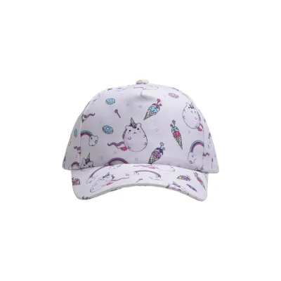 Boys Girls Cartoon Dinosaur Unicorn Watermelon Dome Cap Cotton Polyester