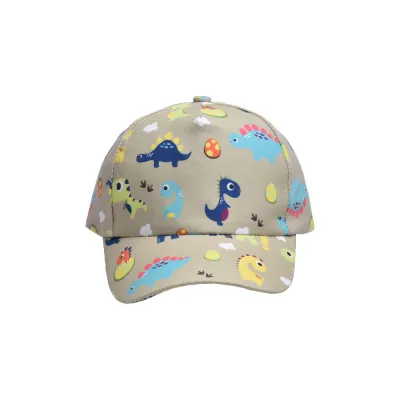 Boys Girls Cartoon Dinosaur Unicorn Watermelon Dome Cap Cotton Polyester