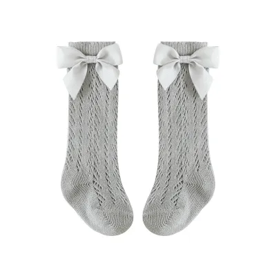 Summer Kids Girls Thin Mesh Shifting Mid-Tube Socks Stockings