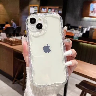 Fashion Simple Solid Cream Shell Anti-Drop TPU iPhone Case