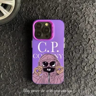 Fashion Simple Printed Anti-Fall Two In One PC Iphone Case Support Customization