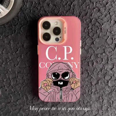 Fashion Simple Printed Anti-Fall Two In One PC Iphone Case Support Customization