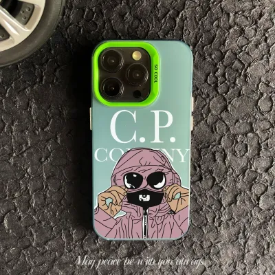Fashion Simple Printed Anti-Fall Two In One PC Iphone Case Support Customization