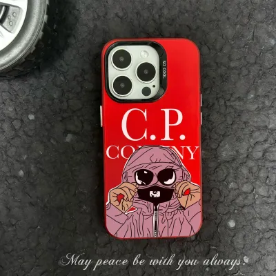 Fashion Simple Printed Anti-Fall Two In One PC Iphone Case Support Customization