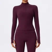 Women Fashion Yoga Solid Color Breathable Sports Suit