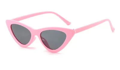 Retro Triangle Cat Eye Sunglasses PC Frame