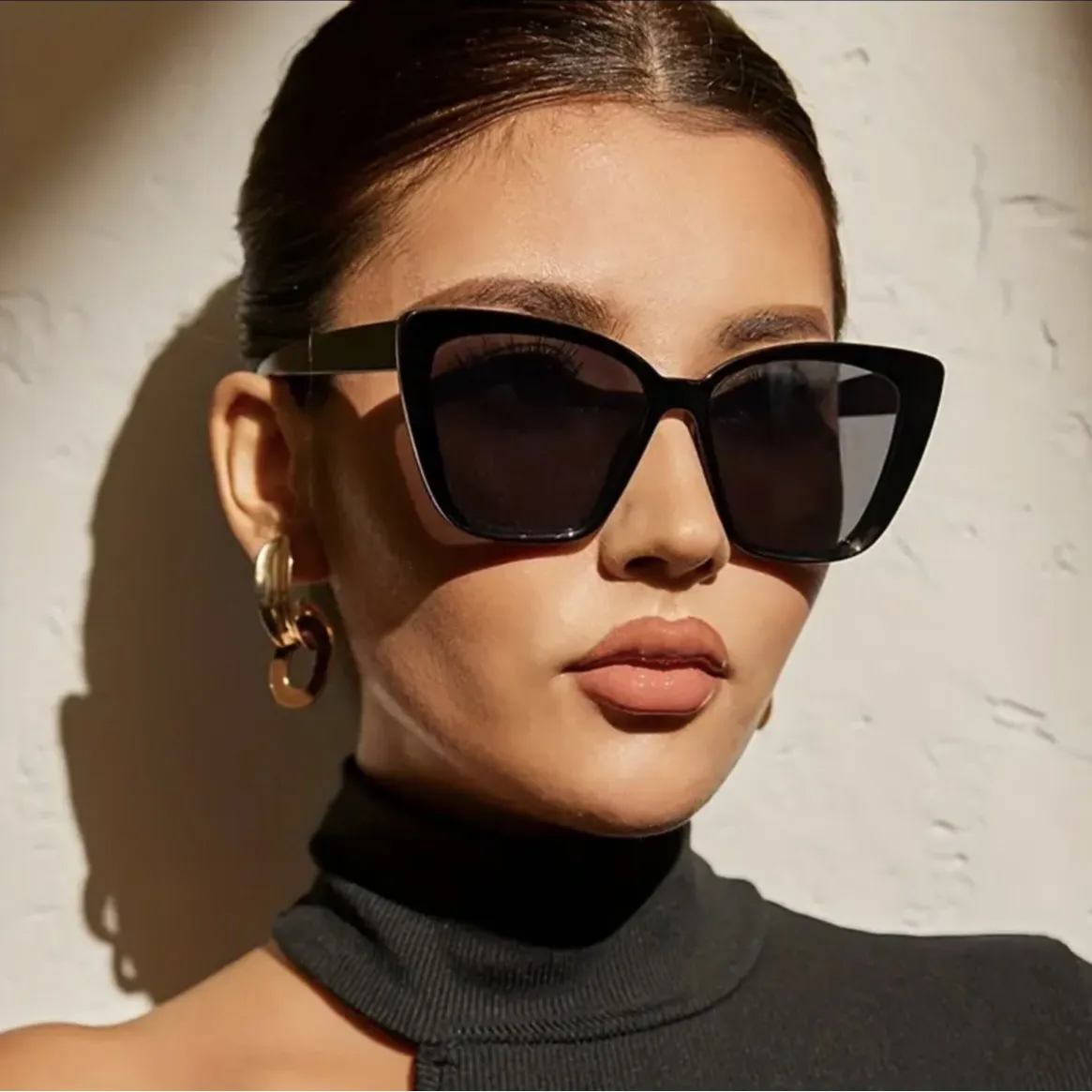 Y2K Fashion Square Sunglasses PC Lens Trendy