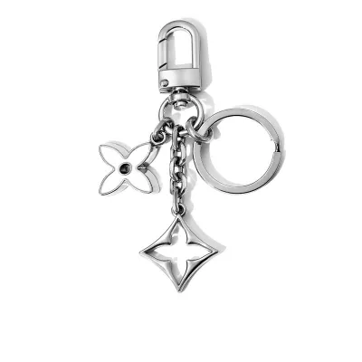 Women Fashion Four Leaf Clover Alloy Metal Pendant Keychain