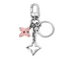 Pink Clover Silver Chain Door Buckle