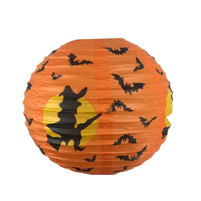 Halloween Paper Folding Pumpkin Spider Ghost Lantern