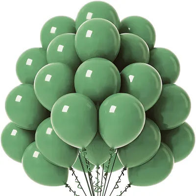 Fashion Birthday Party Solid Color Latex Balloon 20-Piece Set
