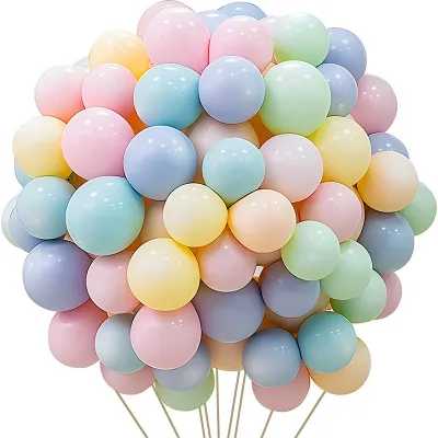 Fashion Birthday Party Solid Color Latex Balloon 20-Piece Set